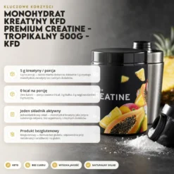 Monohydrat Kreatyny KFD Premium Creatine – Tropikalny 500g – KFD