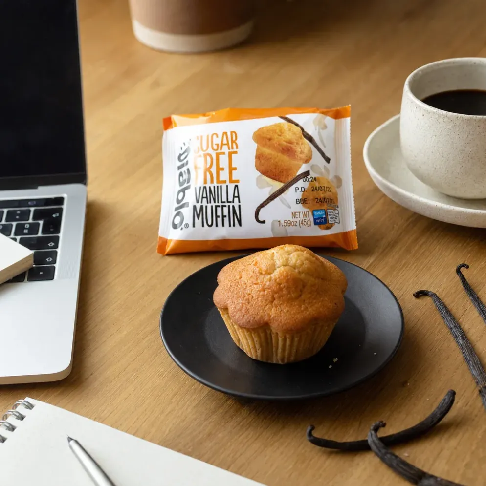 Muffinka bez cukru – Waniliowa 45g – Diablo Sugar Free