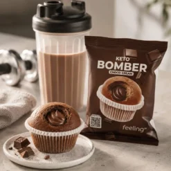 Muffinka Keto z Kremem Czekoladowym 50g – FeelingOk
