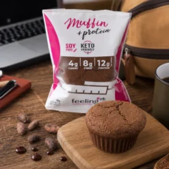 Muffinka Niskowęglowodanowa Czekoladowa 50g – FeelingOK