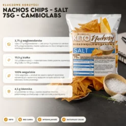 Nachos Chips – Salt 75g – Cambiolabs