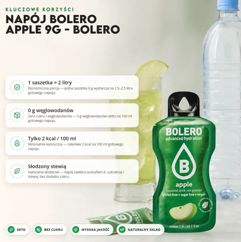 Napój Bolero Apple 9g – Bolero