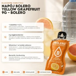 Napój Bolero Yellow Grapefruit 9g – Bolero