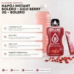 Napój instant Bolero – Goji Berry 3g – Bolero