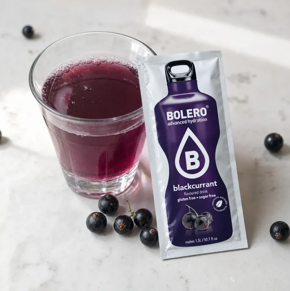 Napój instant Bolero Stevia – Blackcurrant 9g – Bolero