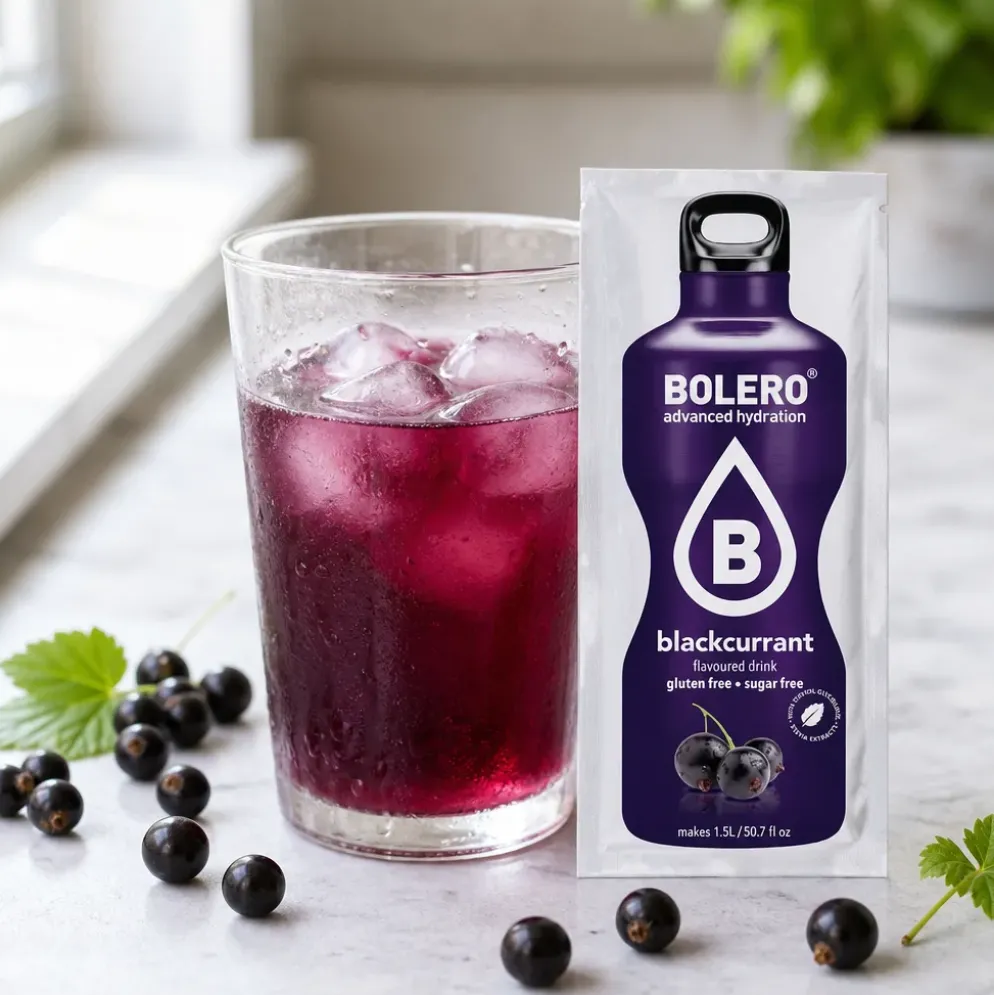 Napój instant Bolero Stevia – Blackcurrant 9g – Bolero
