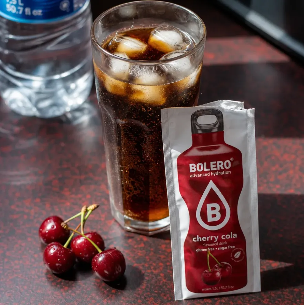 Napój instant Bolero Stevia – Cherry Cola 9g – Bolero