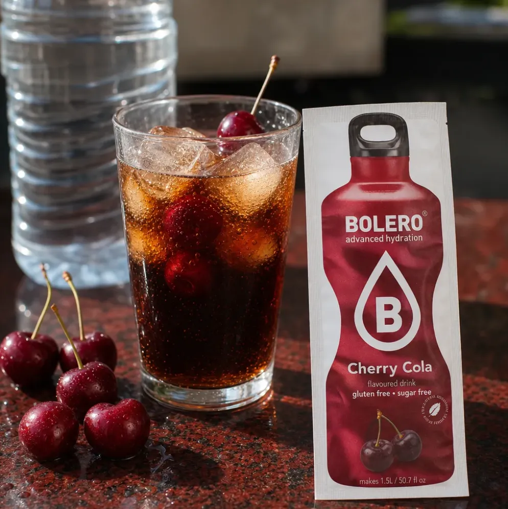 Napój instant Bolero Stevia – Cherry Cola 9g – Bolero