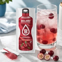 Napój instant Bolero Stevia – Cranberry 9g – Bolero