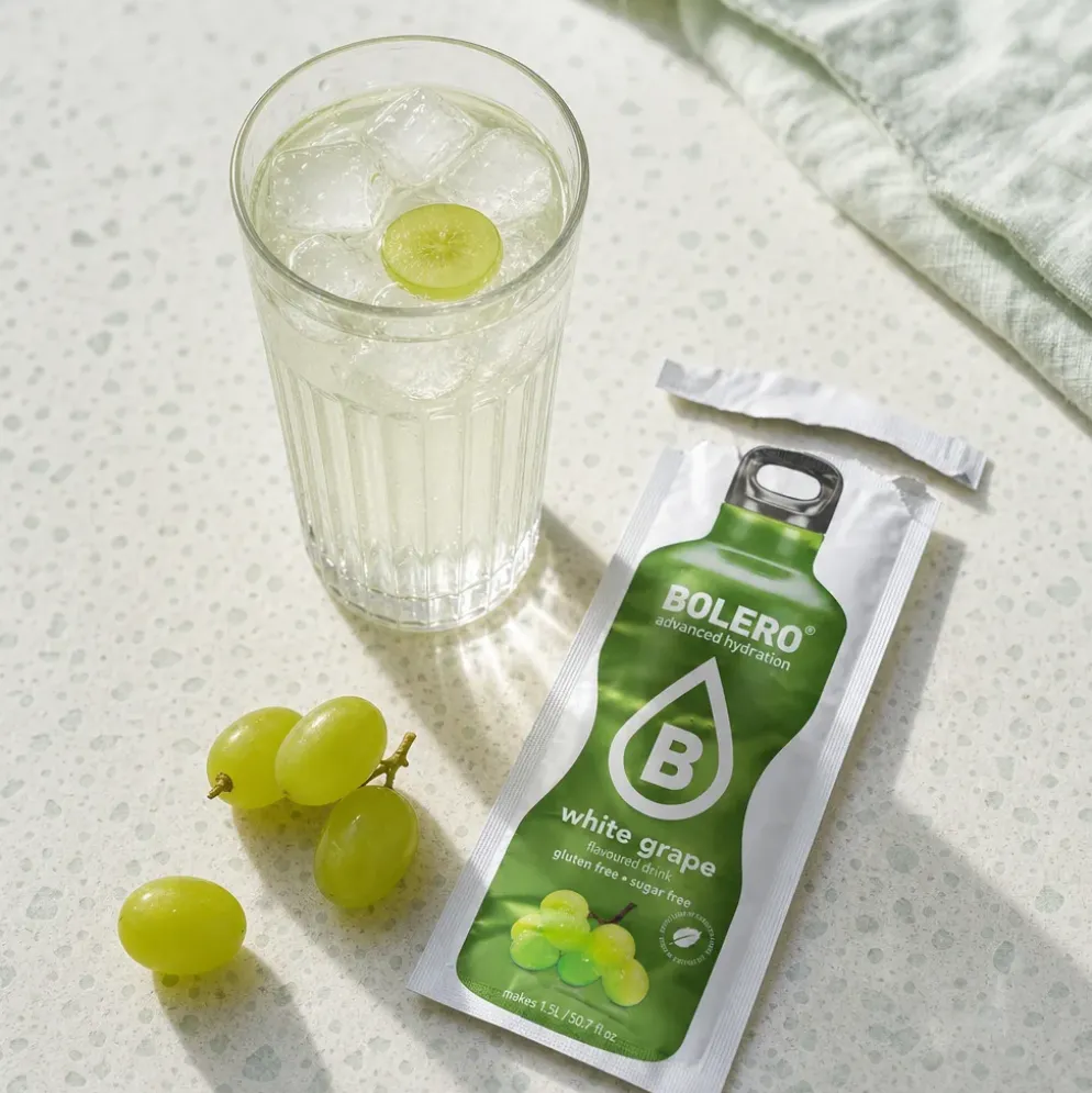 Napój instant Bolero Stevia – White Grape 9g – Bolero