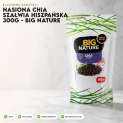 Nasiona Chia Szałwia Hiszpańska 300g – Big Nature