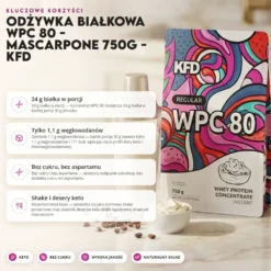 Odżywka Białkowa WPC 80 – Mascarpone 750g – KFD