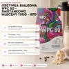 Odżywka Białkowa WPC 80 – Śmietankowo Mleczny 750g – KFD