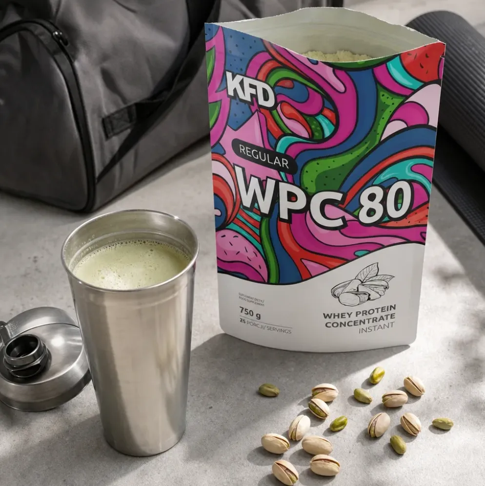 Odżywka Białkowa WPC 80 – Pistacja 750g – KFD