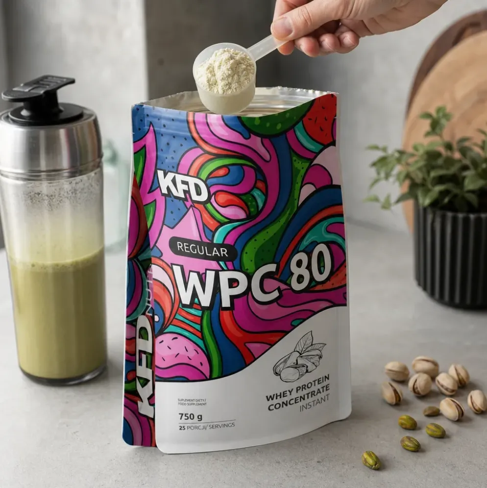 Odżywka Białkowa WPC 80 – Pistacja 750g – KFD