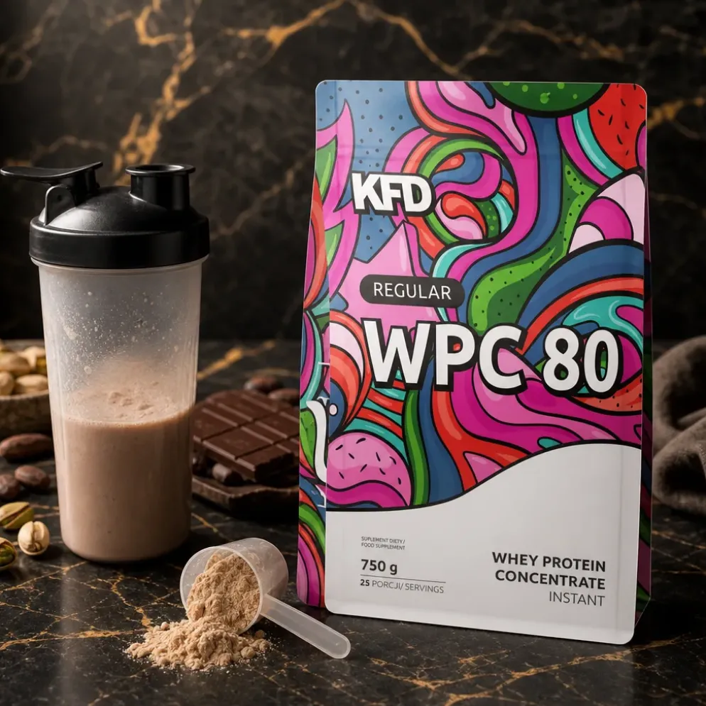 Odżywka Białkowa WPC 80 – Pralinka Dubajska 750g – KFD