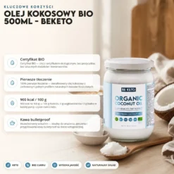 Olej Kokosowy BIO 500ml – Beketo
