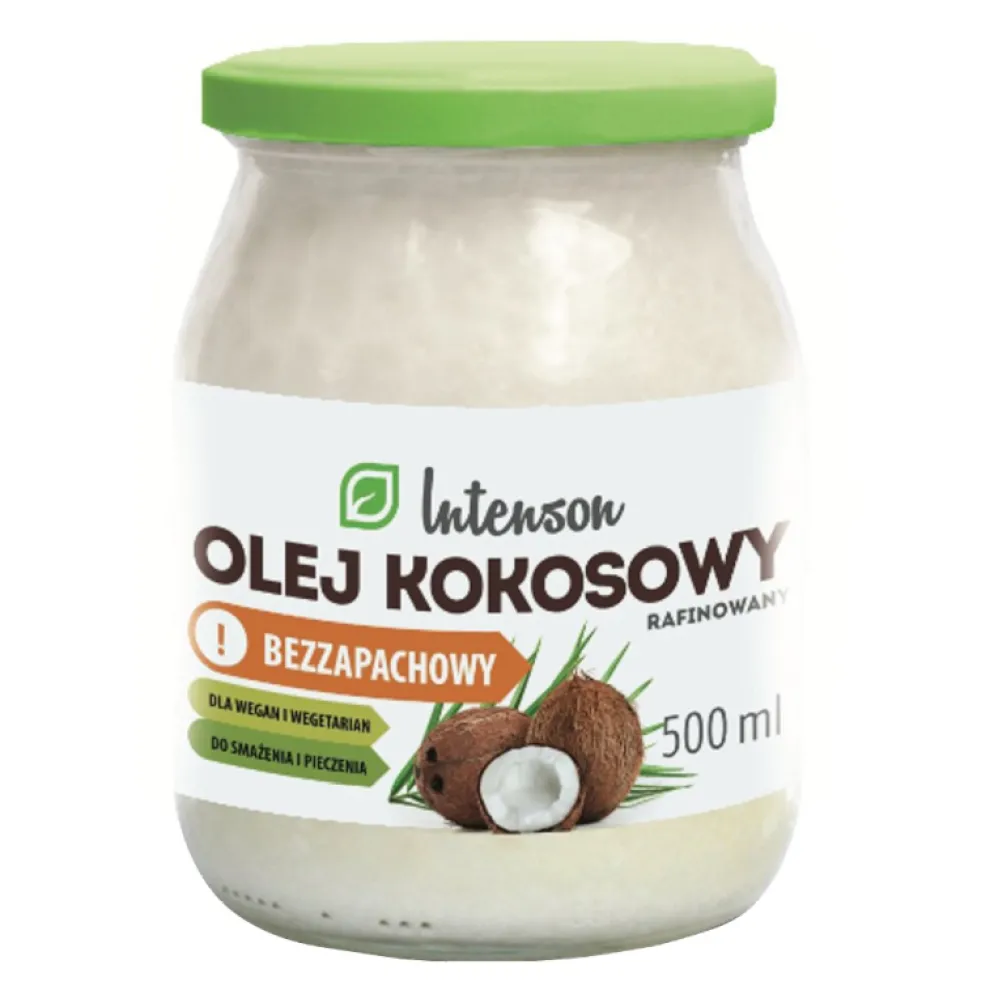 Olej Kokosowy Rafinowany 500ml – Intenson
