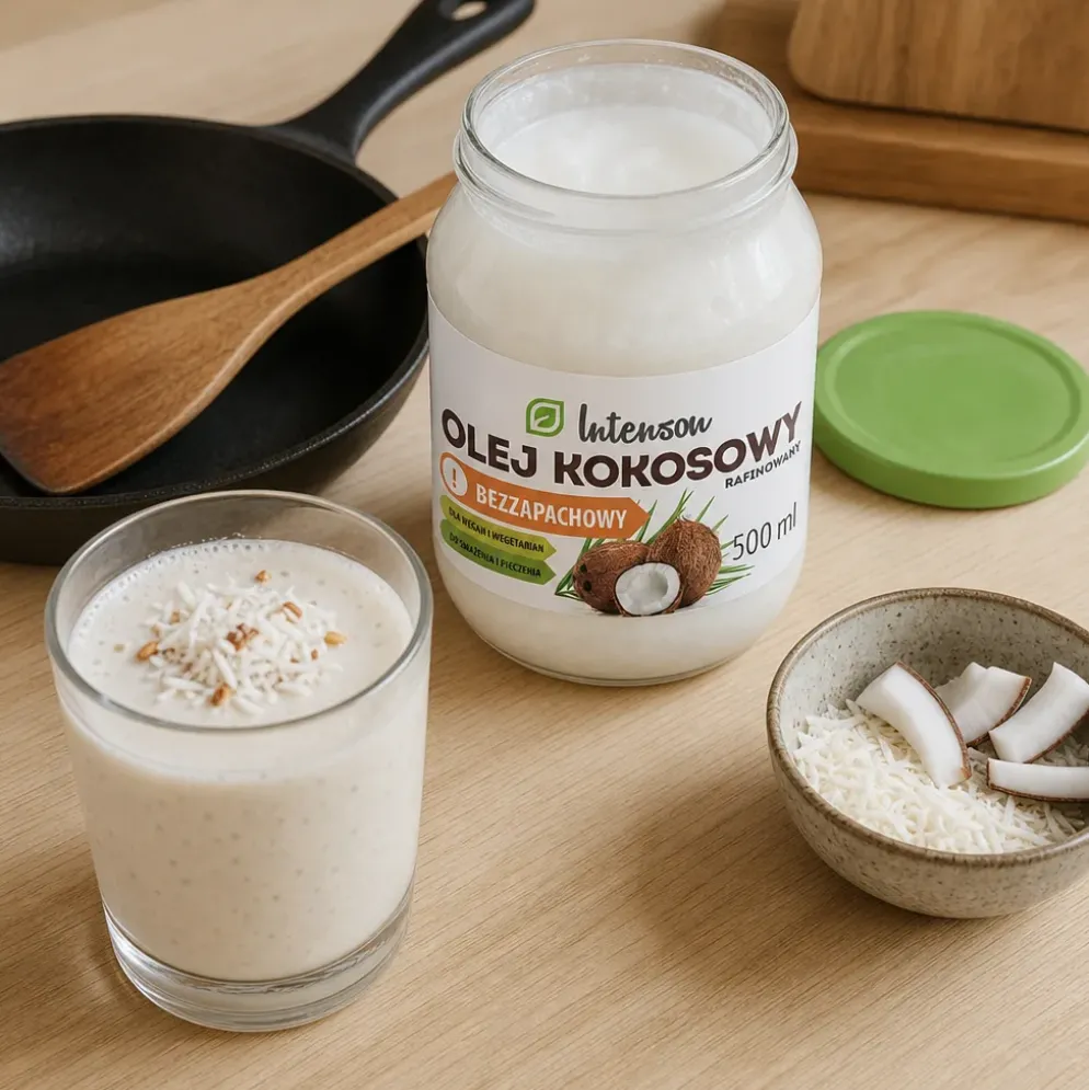 Olej Kokosowy Rafinowany 500ml – Intenson