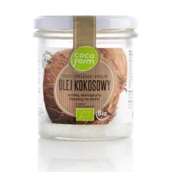 Olej Kokosowy 100% Surowy Tłoczony na Zimno 240g – Coco Farm