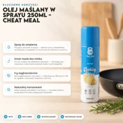 Olej maślany w sprayu 250ml – Cheat Meal