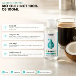 Olej MCT BIO C8 100ml – BeKeto