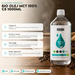 Olej MCT BIO C8 1000ml – BeKeto