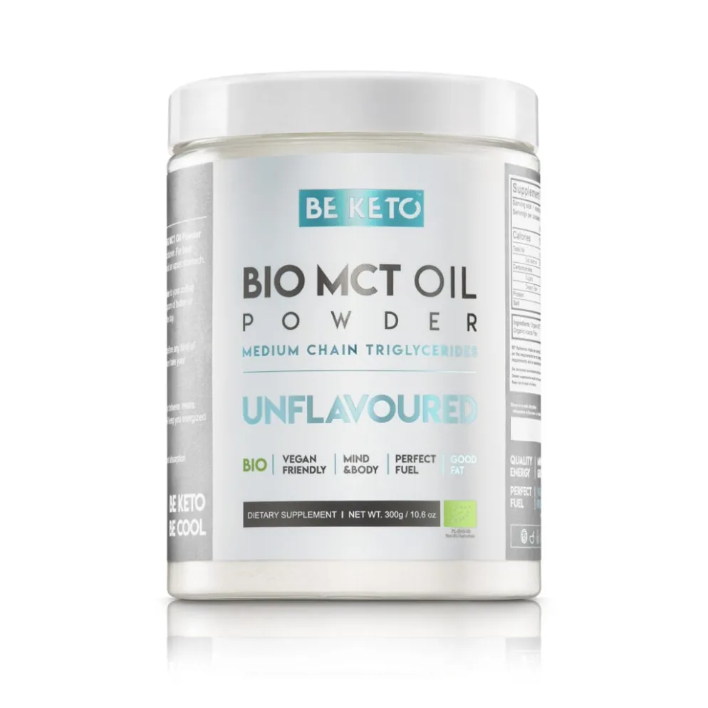 Olej MCT BIO w Proszku – Bezsmakowy 300g – BeKeto