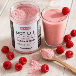 Olej MCT w Proszku – Dzika Malina 300g – BeKeto