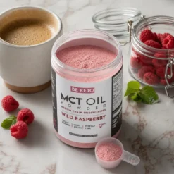 Olej MCT w Proszku – Dzika Malina 300g – BeKeto