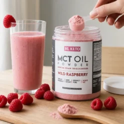 Olej MCT w Proszku – Dzika Malina 300g – BeKeto