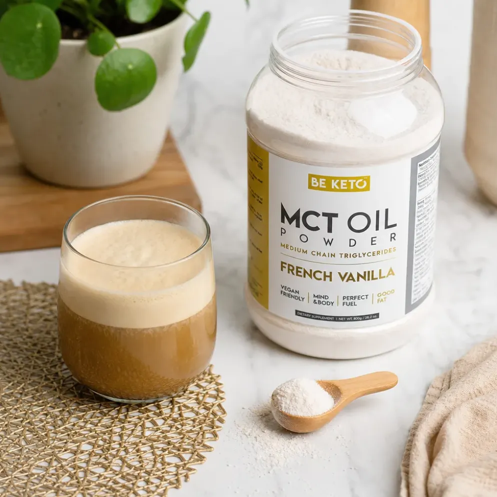 Olej MCT w Proszku – Francuska Wanilia 800g – Beketo