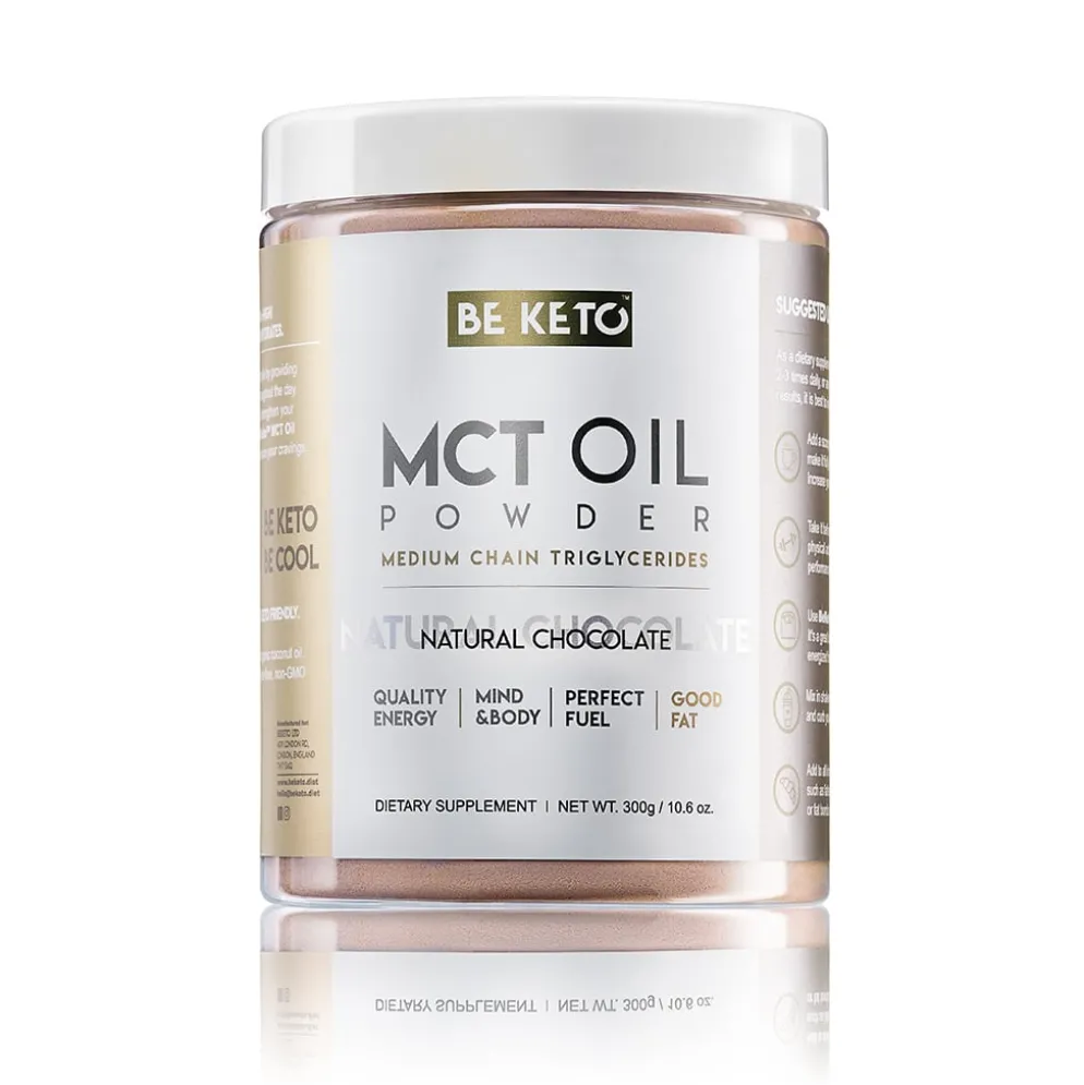 Olej MCT w Proszku – Naturalna Czekolada 300g – BeKeto