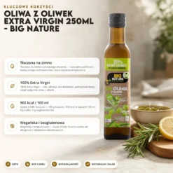 Oliwa z Oliwek Extra Virgin 250ml – Big Nature