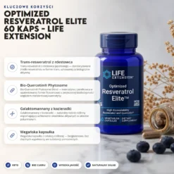 Optimized Resveratrol Elite 60 kaps – Life Extension