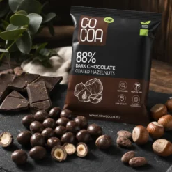 Orzechy Laskowe Keto w Ciemnej Czekoladzie z MCT BIO 70g – Cocoa