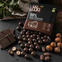 Orzechy Laskowe Keto w Ciemnej Czekoladzie z MCT BIO 70g – Cocoa