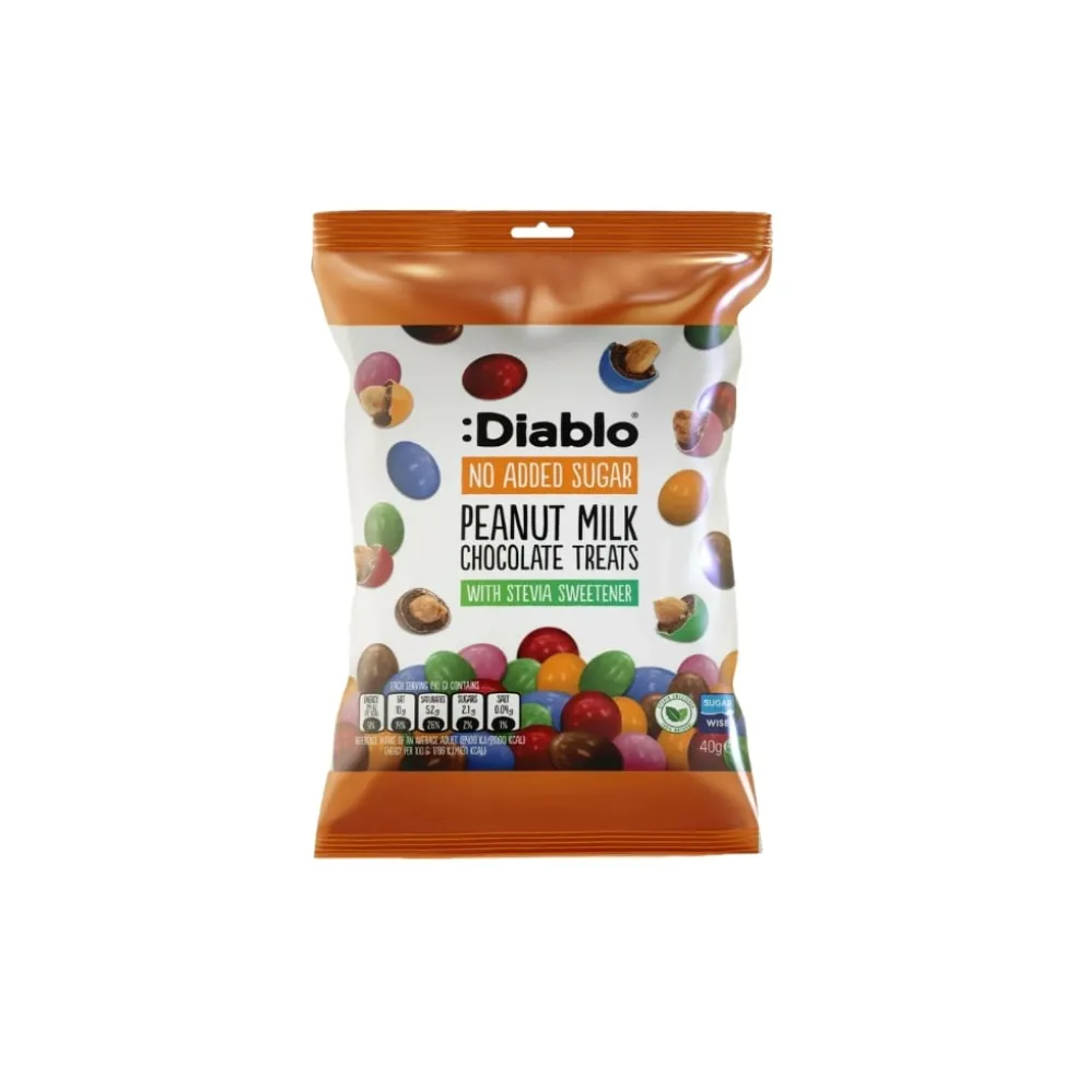 Orzeszki w Mlecznej Czekoladzie 40g – Diablo