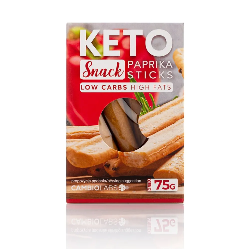 Paluszki Keto – Paprykowe 75g – CambioLabs