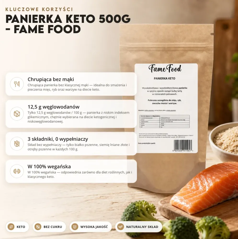Panierka Keto 500g – Fame Food