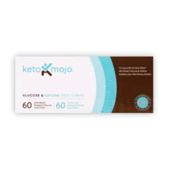Paski do Pomiaru Ketonów i Glukozy 2×60 szt. – KETO-MOJO