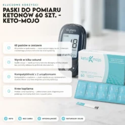Paski do Pomiaru Ketonów 60 szt. – KETO-MOJO