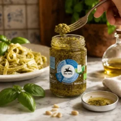 Pesto Bazyliowe BIO Wegańskie z Tofu 130g – Alce Nero