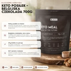 Posiłek Keto – Belgijska Czekolada 700g – BeKeto