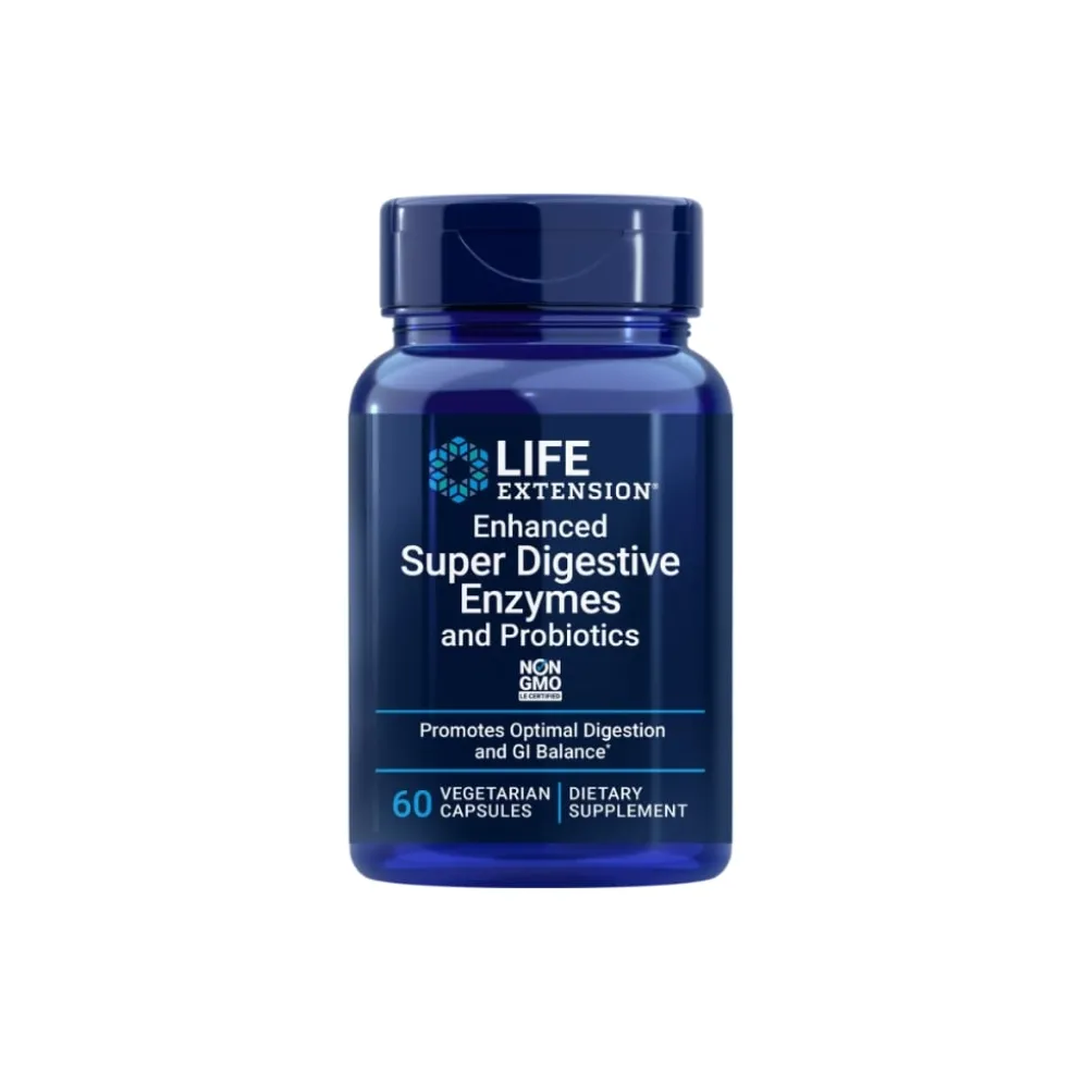 Probiotyki Enhanced Super Digestive Enzymes & Probiotics 60 kaps – Life Extension