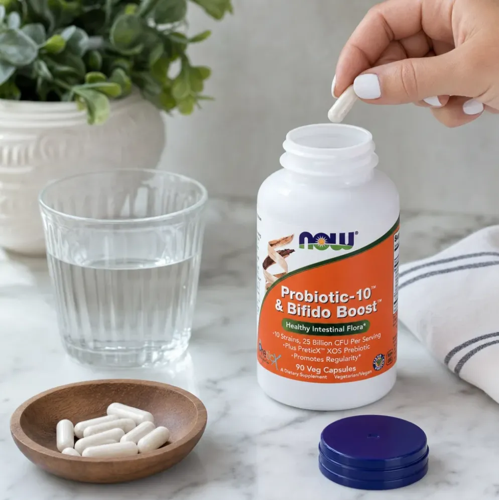 Probiotyk Probiotic-10 & Bifido Boost 90 kaps. – Now Food
