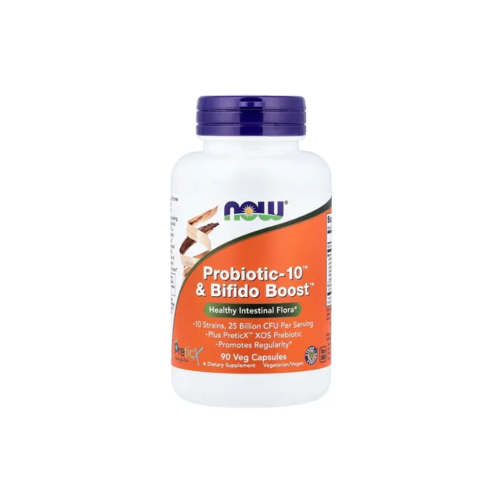 Probiotyk Probiotic-10 & Bifido Boost 90 kaps. – Now Food