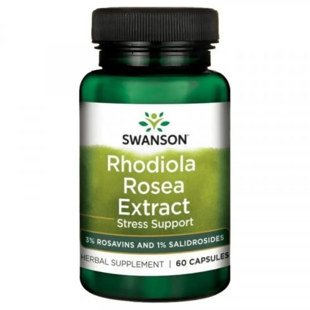 Różeniec Górski – Rhodiola Rosa Extract 60 kaps – Swanson