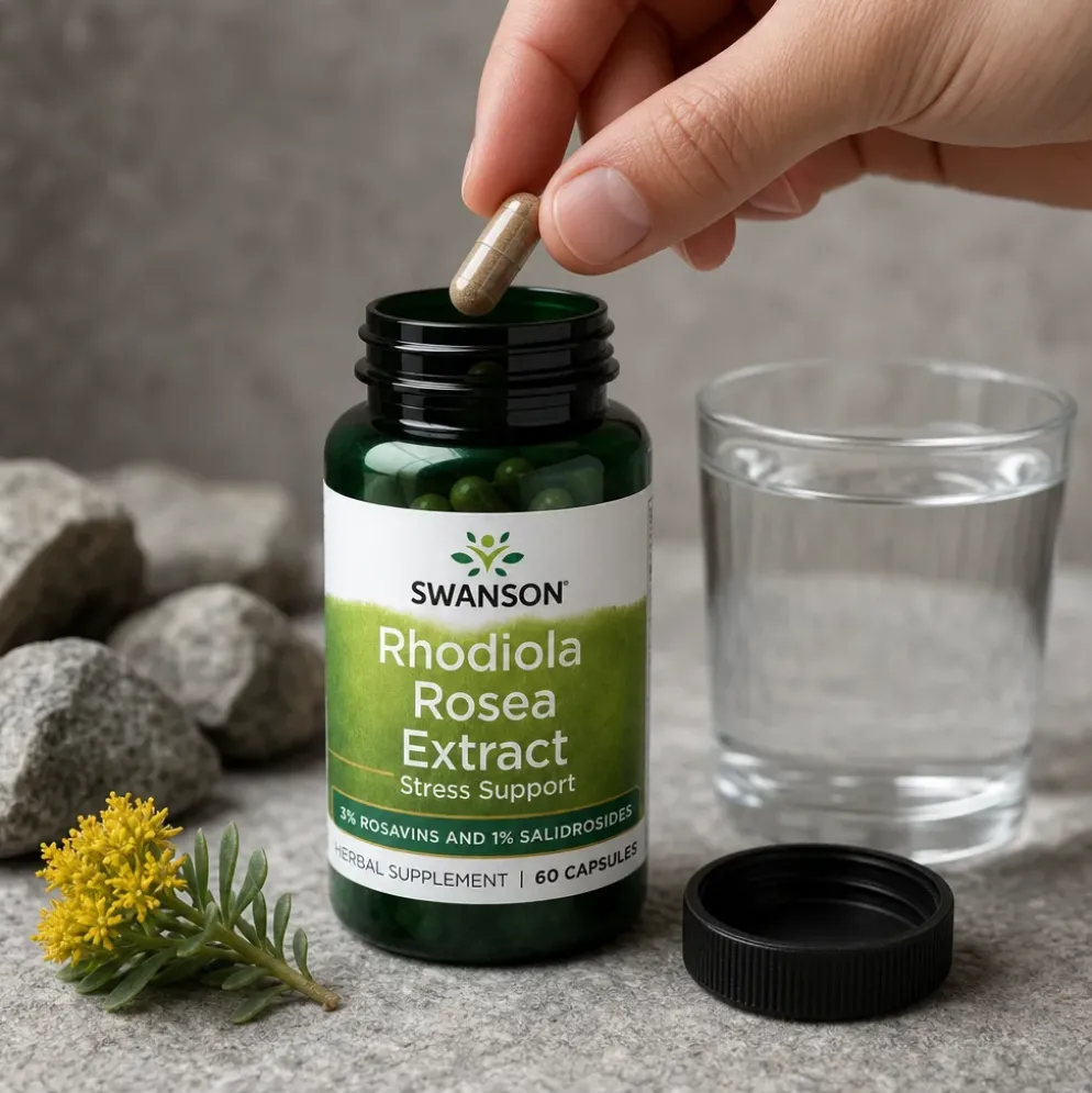 Różeniec Górski – Rhodiola Rosa Extract 60 kaps – Swanson