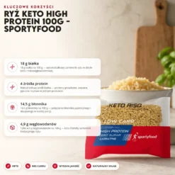 Ryż Keto High Protein 100g – Sportyfood